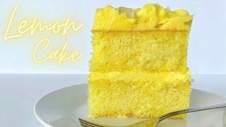 Soft & Fluffy Lemon Cake Recipe
