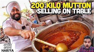 160/- Only | Old Delhi Famous Sardar Ji Meat Wale | 2 Ghante mein 200 Kilo Indian Street Food