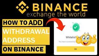 How To Add Wallet to Withdrawal Whitelist on Binance | Binance Tutorial for Beginners