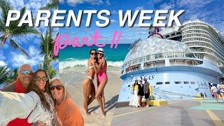 PARENTS WEEK (part II) ️ what it’s actually like to have family visiting onboard as a crew member!