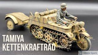 Paint Tamiya Kettenkraftrad 1/35 sdkfz 2 #tamiya #whermact #ww2