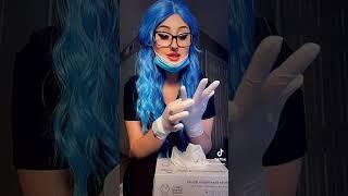 ASMR trying on white gloves per a tiktok request ️