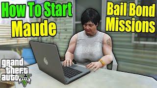 How To Start Maude Bail Bond Bounty - GTA 5 Story Mode