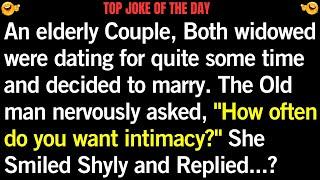  joke of the day |  Elderly Couple’s Wedding Plans Take a Hilarious Turn!  #humorviral