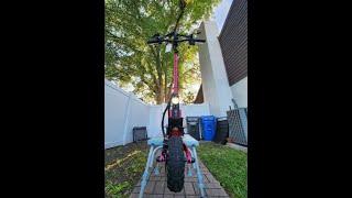 4197-USED NANROBOT D4+3.0 RED ELECTRIC SCOOTER