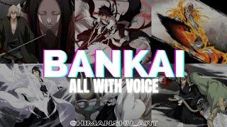 All bleach bankai || clear voices || without bgm