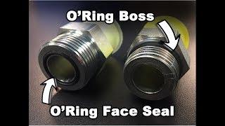 The Different Between O'Ring Boss and O'Ring Face Sealing SAE Fittings