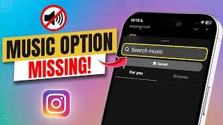 How to Fix Music Option Missing on Instagram Story on iPhone | Music Not Available on Instagram