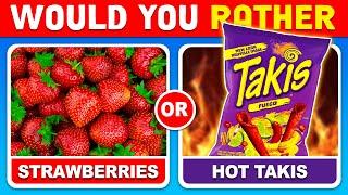 Would You Rather... JUNK FOOD vs HEALTHY FOOD  SM Quiz