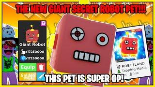 TAPPING MANIA! *NEW* SECRET PET! THE OWNER JOINED ME AND SPAWNED 100'S OF THEM! SUPER OP STATS!