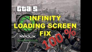 100% FIX INFINITY LOADING SCREEN IN GTA 5 REDUX MOD 2020