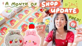  STUDIO VLOG  Shop Update !!, Plushie Preorders, New Products, Photoshoot, & more!