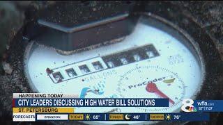 St. Pete city leaders discussing high water bill solutions