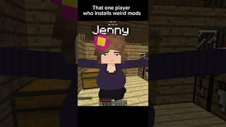 Minecraft Jenny’s Mod  #shorts #minecraft