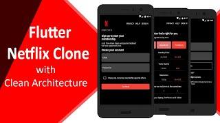 Flutter Tutorial | Netflix Clone (with Clean Architecture) from scratch Part 2 - speed code