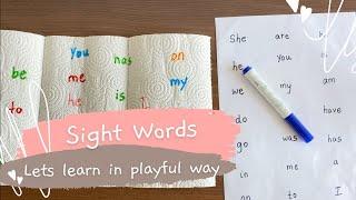 Sight Word Activity | Learning with Play | Sight Words Game | Read, Play and Learn Sight Words