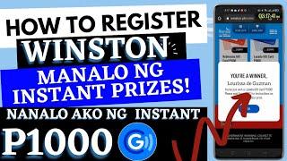 MANALO NG INSTANT PRIZES | HOW TO REGISTER ON WINSTON #extraincome