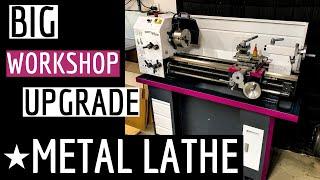  METAL LATHE to Make Custom Parts | Workshop Upgrade - Cafe Racer Garage