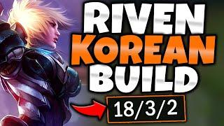 RIVEN'S KOREAN TOPLANER BUILD IS STRONG! (USE THIS) - S12 RIVEN GAMEPLAY! (Season 12 Riven Guide)