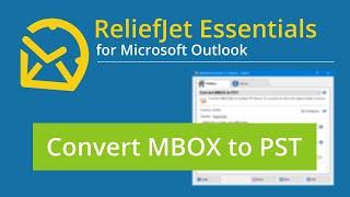 Convert Emails from MBOX to PST for Outlook