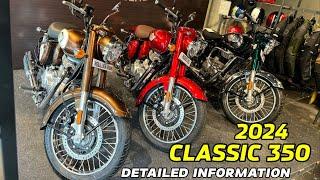 All New 2024 Royal Enfield Classic 350 Detailed Review | 2024 Classic 350 New Model With New Update