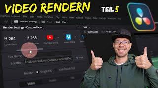 DAVINCI RESOLVE 18 // Rendereinstellungen am Beispiel Youtube - TEIL 5