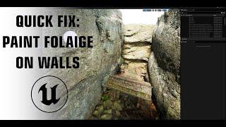 Can't paint FOLIAGE on WALLS? Unreal Engine 5 Fix