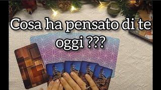 Cosa ha pensato di te oggi? #tarotoracle #tarocchi