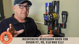 Inexpensive Accessory Rack for Dyson V7, V8, V10 and V11!