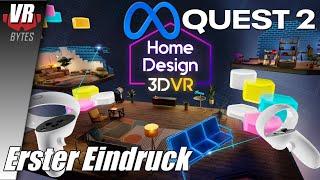 Home Design 3D VR / Meta Quest 2 / Deutsch / Erster Eindruck / Meta Quest 2 Spiele Deutsch