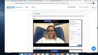 How to STREAM ZOOM MEETING to FACEBOOK LIVE or WORKPLACE by facebook?