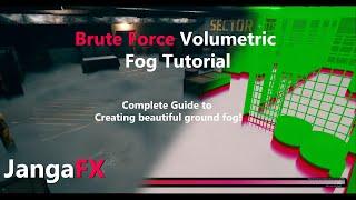 UE4 VFX For Games: Brute Force Volumetric Gases - Ground Fog & Vapor