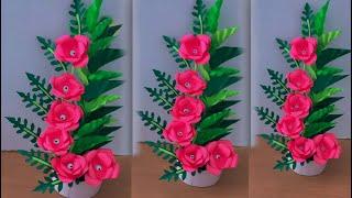 how to make beautiful flower for home decoration / Easy flower craft ideas home decor