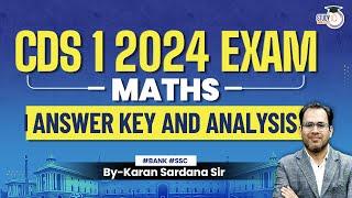 CDS 1 2024 Answer Key | Detailed Solution | CDS 1 2024 Maths Paper Solution | CDS Maths Answer 2024