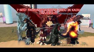 7 BEST FARMING/GRINDING KAIJUS IN KAIJU UNIVERSE!