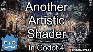 Godot 4: Another artistic shader (tutorial)