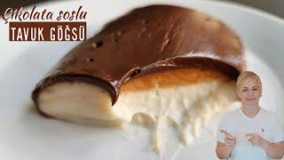 ​ I've never tried anything like this! Chocolate Sauce with vanilla custard