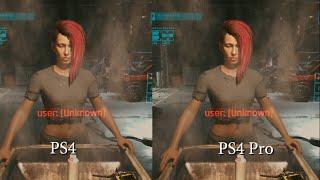 Cyberpunk 2077 Ps4 vs Ps4 Pro Comparison