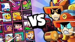 Larry & Lawrie 1v1 vs ALL Brawlers | Actually OP