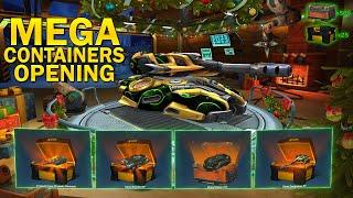 Tanki Online - MEGA Containers opening | 500 Ultra containers + 25 skin containers