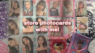 sorting & organizing kpop photocards in my binder #1 (twice, txt, seventeen)