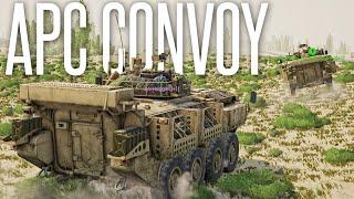 CANADIAN APC CONVOY! - Squad 100 Player LAV 6.0 Gameplay