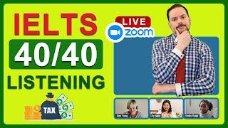 IELTS Live Class - Listening Taxes and Newton