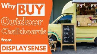 Outdoor Chalkboards from Displaysense - Key Features