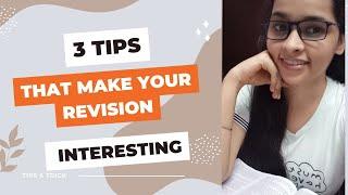 How to make your revision interesting|