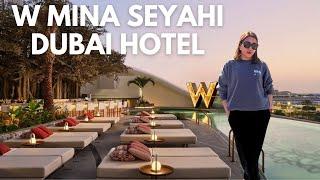 my dubai vlog  W DUBAI MINA SEYAHI, a Luxury for adults only hotel in Dubai | AMAZING NEW HOTEL