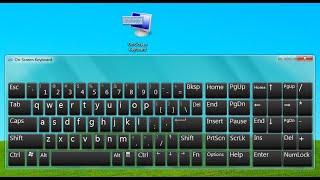 Launching On-Screen Keyboard using Control Panel | Windows 7