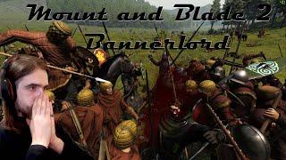 Стали наемниками и тут же битва! Mount and Blade 2 Bannerlord