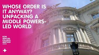 Whose order is it anyway? Unpacking a middle powers-led world