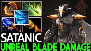 SATANIC [Juggernaut] Try Hard with Unreal Blade Damage Dota 2